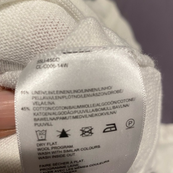 MEXX Linen / Cotton v neck sweater oversized xxxl - Picture 4 of 4